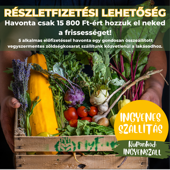 5 alkalmas havi zöldségkosár kóstoló- Harta