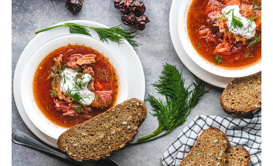 Marhahúsos céklás borscs - az afrodiziákumok levese